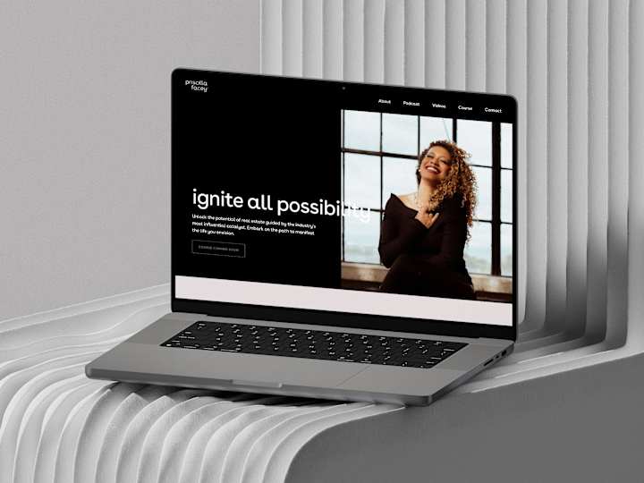 Cover image for Landing page for Priscilla Facey