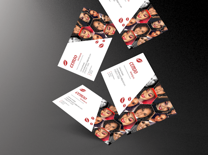 Cover image for Cemjo Beauty Co Business Card | Business Card Design