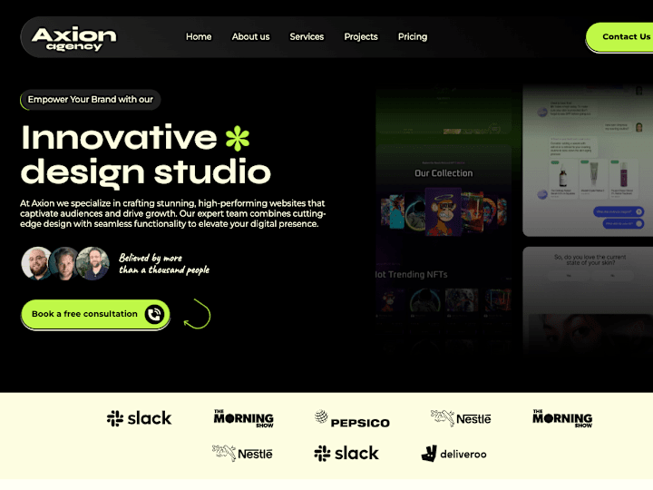 Cover image for Axion - Innovative ✽ design studio