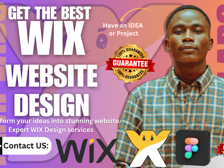 Cover image for I WILL DESIGN WIX WEBSITE, WIX STUDIO WEBSITE, 3D WIX WEBSITE