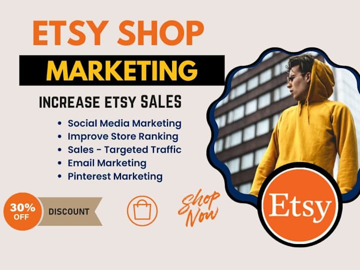 Cover image for I will do proven etsy listing marketing to increase etsy sales