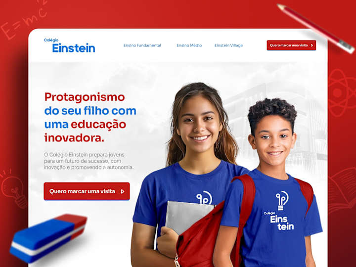 Cover image for Einstein School (Framer Development + Design)