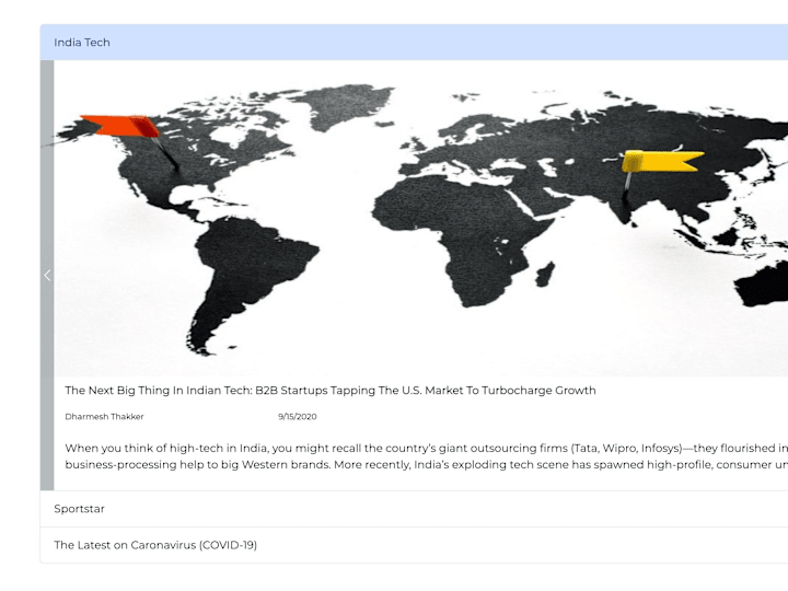 Cover image for News Feed Website