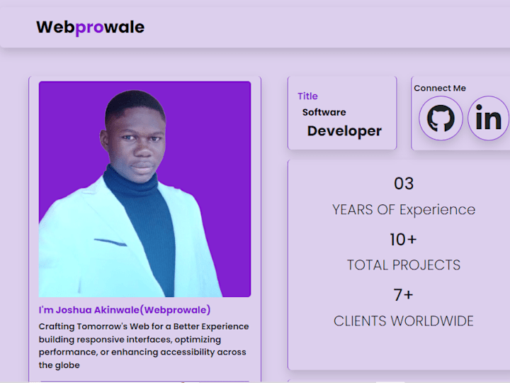 Cover image for Webprowale || Software Developer