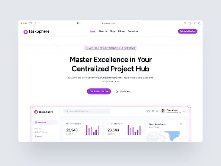 Cover image for Taskphere SaaS Website