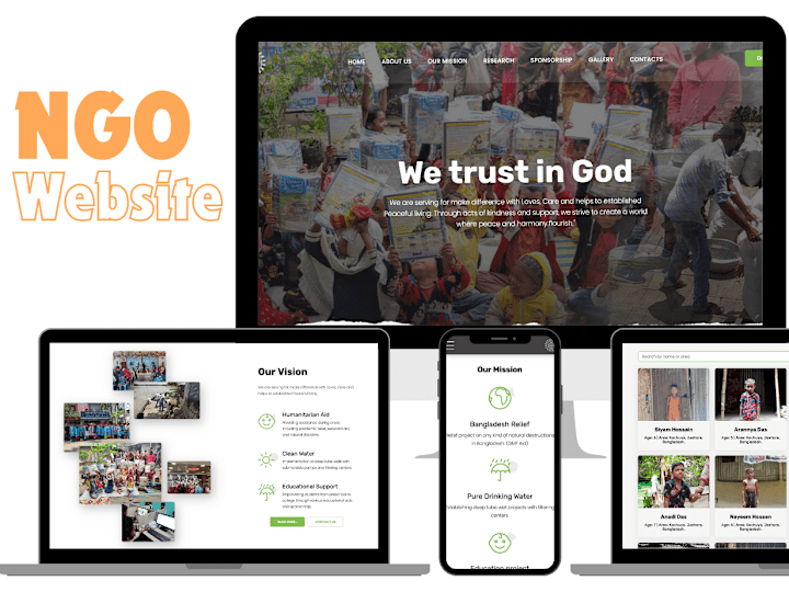 Cover image for NGO Website
