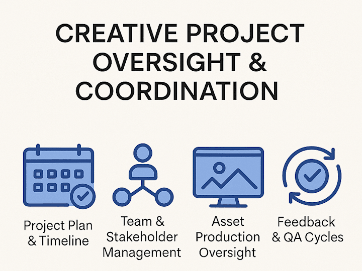 Cover image for Creative Project Oversight & Coordination