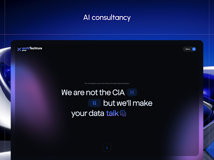 Cover image for Scalable website for AI consulting firm