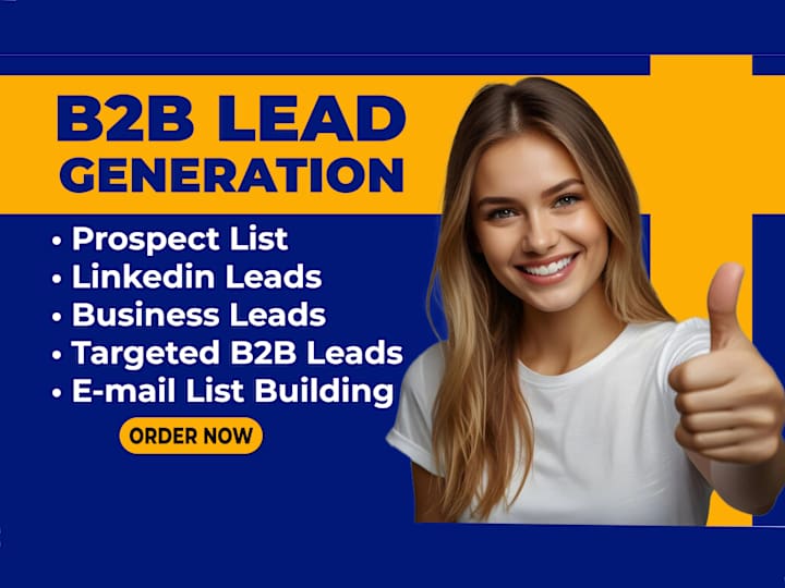 Cover image for Targeted b2b leads for your business