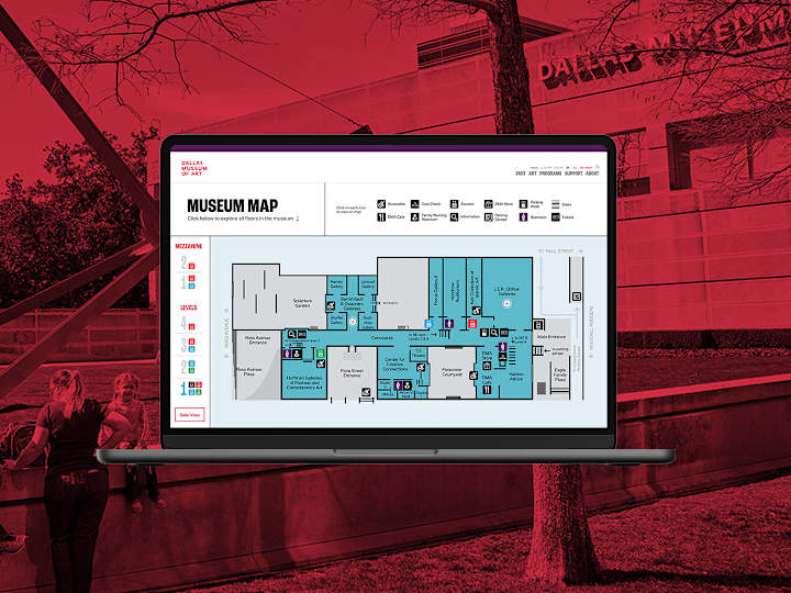 Cover image for Dallas Museum of Art Interactive Map