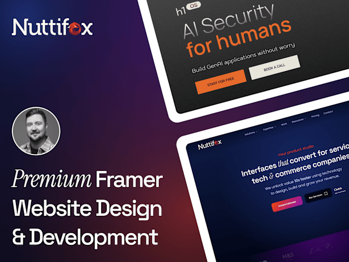 Cover image for Premium Framer Website Design & Development for your Brand