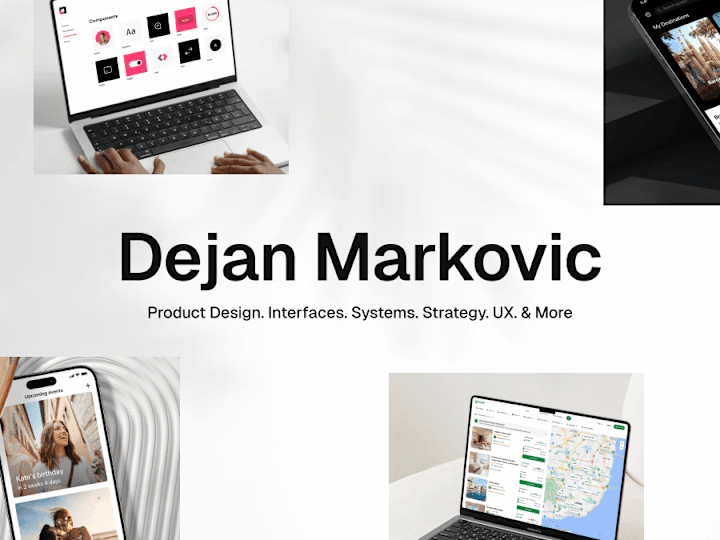 Cover image for Dejan Markovic - Product designer