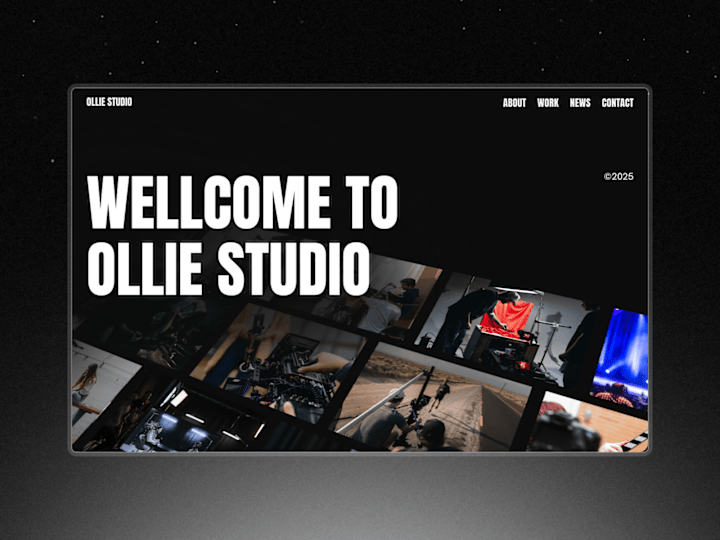 Cover image for Ollie Film Studio Website Design and Development
