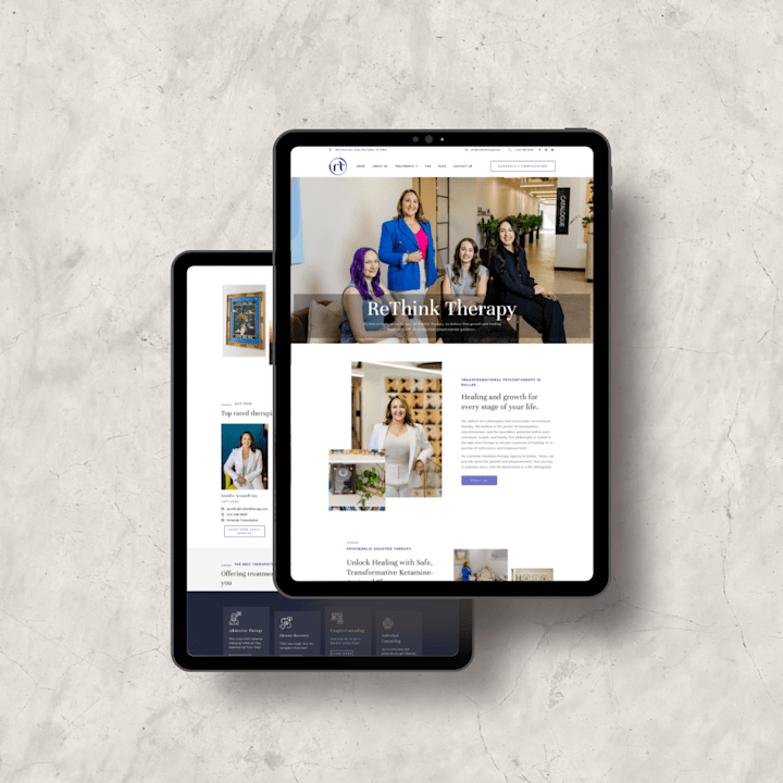 Cover image for ReThink Therapy | WordPress Website Development