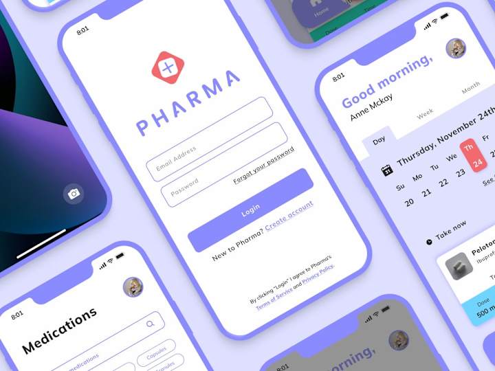 Cover image for Pharma Pill Tracking App