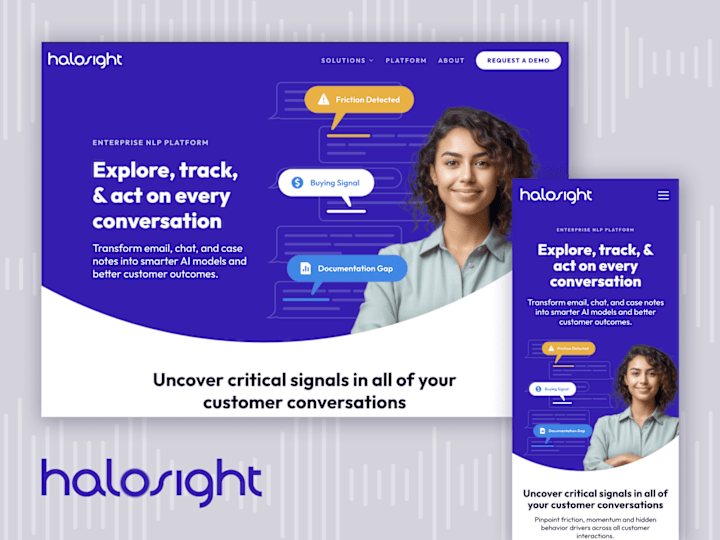 Cover image for Halosight.com [Brand Refresh + Framer Development]