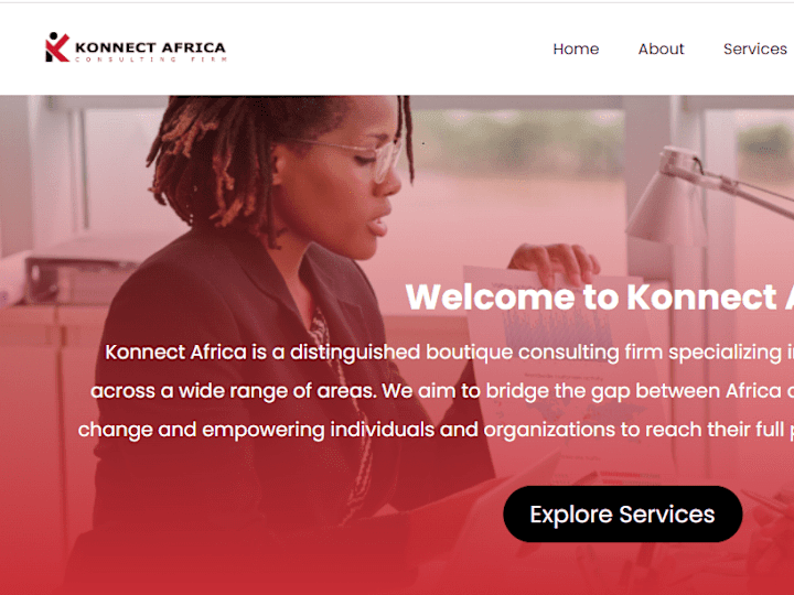 Cover image for Building a Responsive Website: Konnect-Africa Web Development