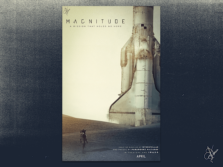 Cover image for Fictional Movie poster design (Magnitude)