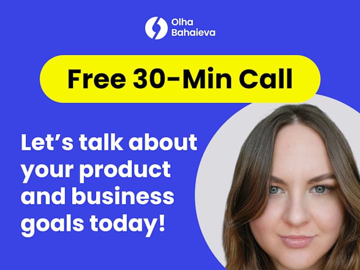 Cover image for 🌞 FREE 30-Min Call: Let's Chat About Your Product + Goals