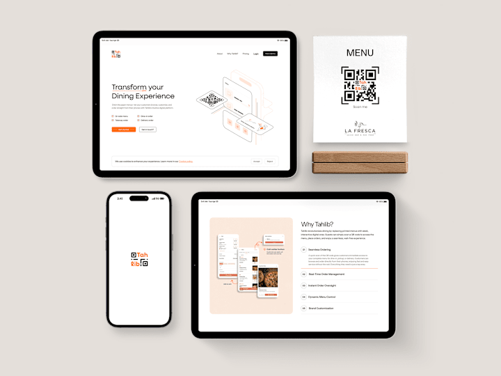 Cover image for Crafting Brand Identity & Landing Page for Tahlib