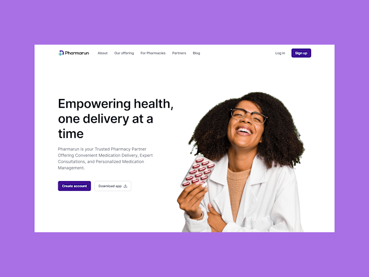 Cover image for Pharmarun • Webflow Development