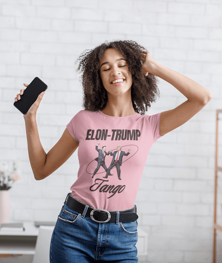 Cover image for Elon Trump Tango Meme Trend Based T Shirt Design