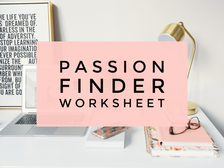 Cover image for 📑Lead Magnet - Passion Finder Worksheet 