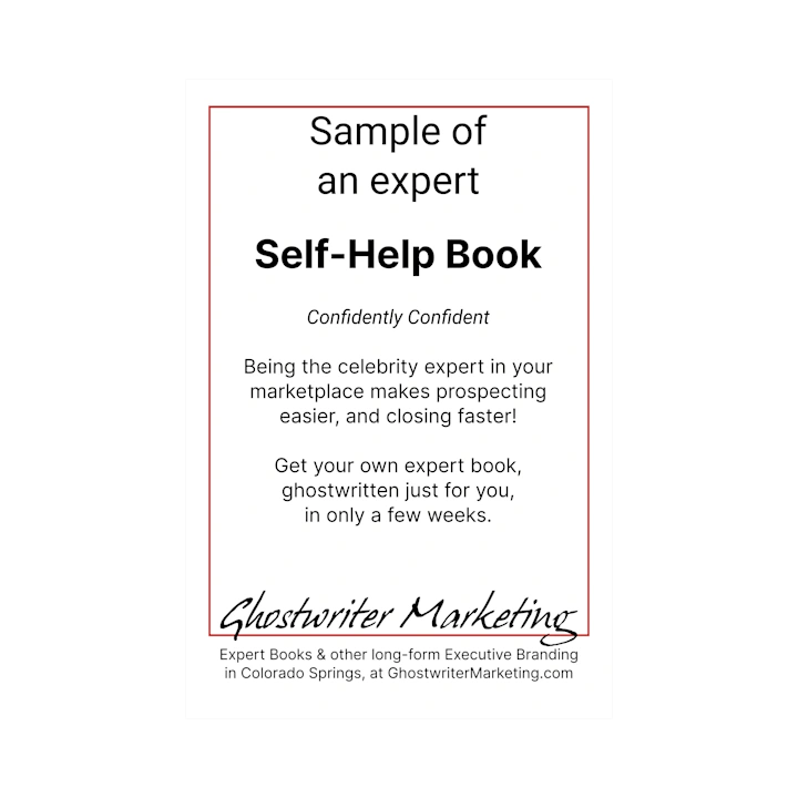 Cover image for Self-Help Book Ghostwriting Sample