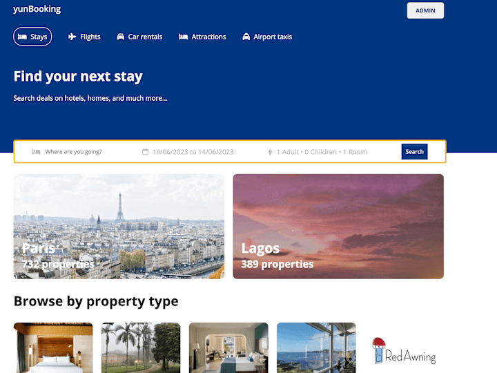 Cover image for Hotel Reservation App
