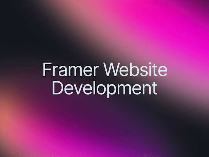 Cover image for Framer Website