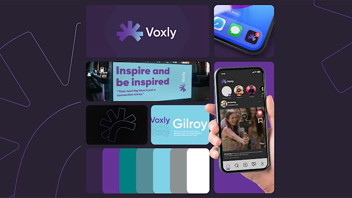 Cover image for Volxy- brand identity dev for content creators