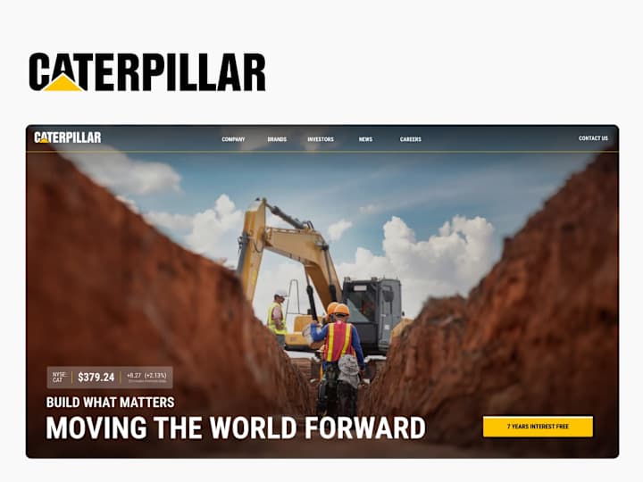 Cover image for Caterpillar | Hero-Redesign