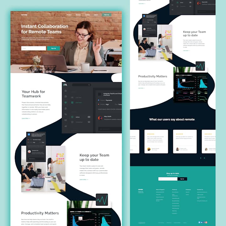 Cover image for Remote. | SaaS Concept Project