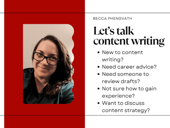 Cover image for Content Writing Consultations