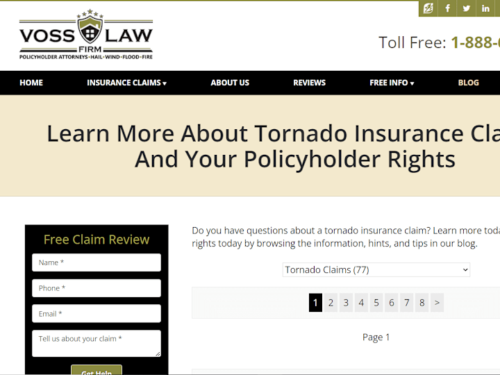 Cover image for Learn More About Tornado Insurance Claims and Your Policyholder…