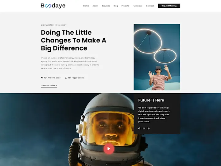 Cover image for I will create  website design, modern web design