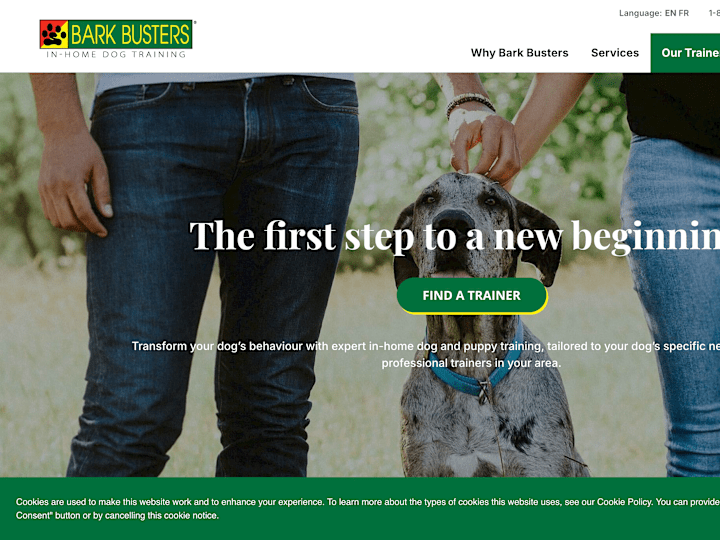 Cover image for Bark Busters Canada | #1 Dog Training & Puppy Training Experts