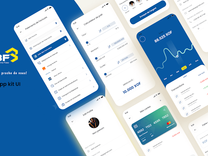 Cover image for Bank Mobile App UI kit