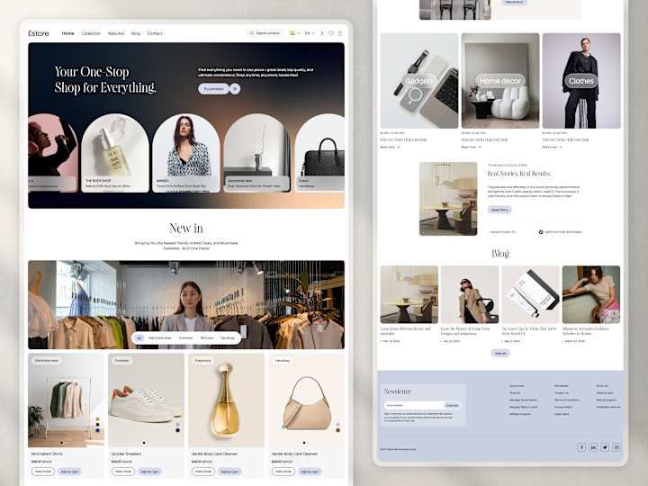 Cover image for Ecommerce website design