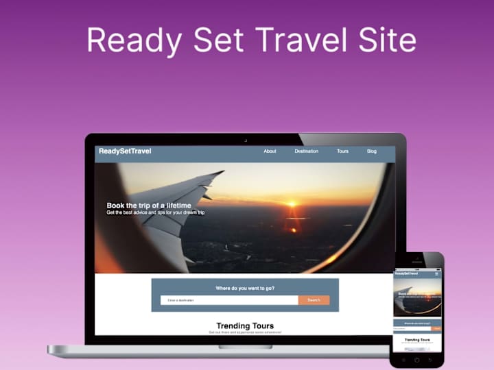 Cover image for Ready Set Travel Website 