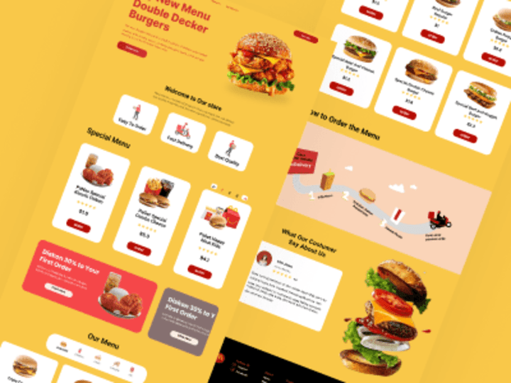 Cover image for Redesign MC Donals Website
