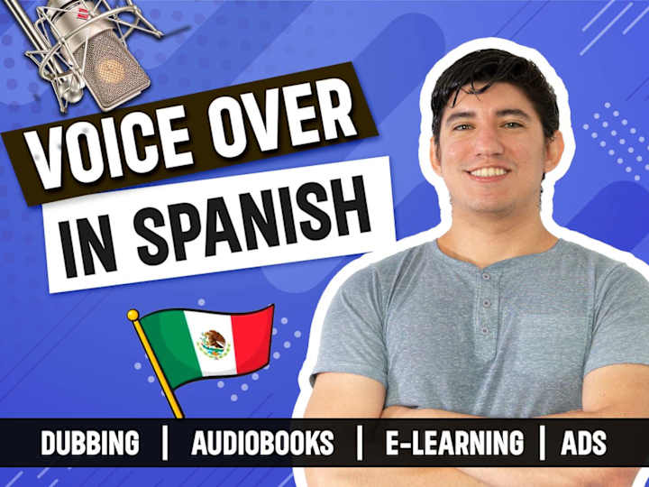 Cover image for Professional and UNIQUE SPANISH Voice Over