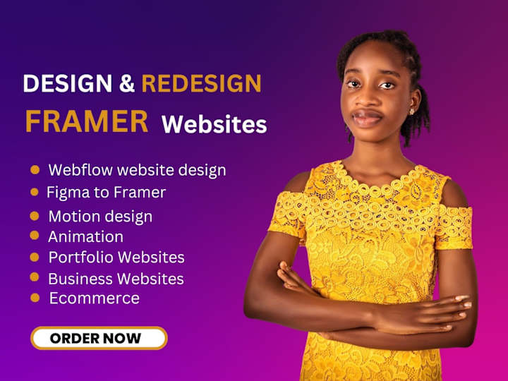 Cover image for I will design framer website