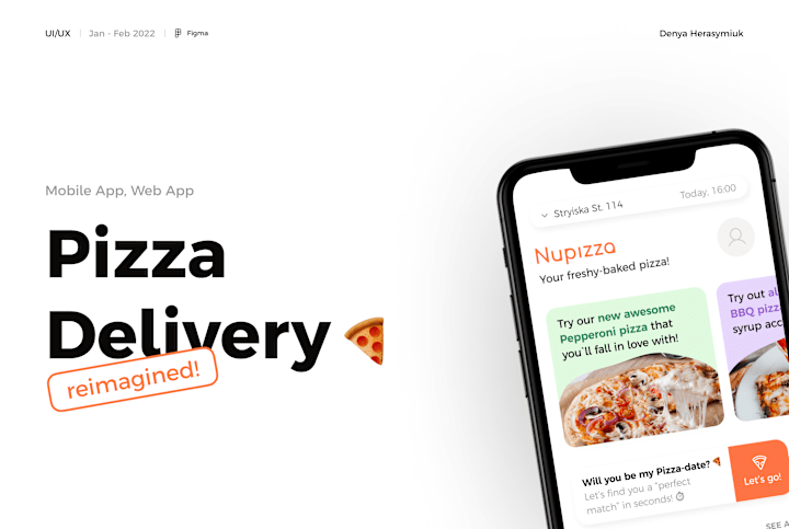 Cover image for 🍕 Pizza Delivery Concept | Website & Mobile App