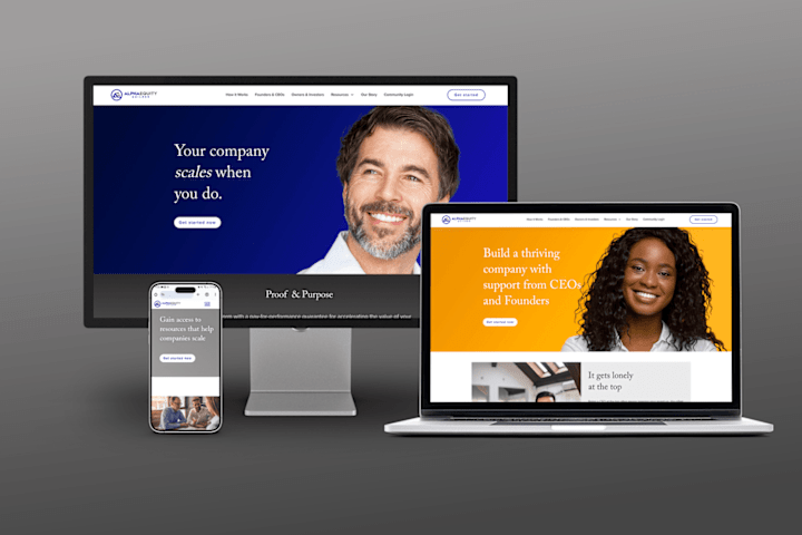 Cover image for Alpha Equity Builder | Website Design and Development