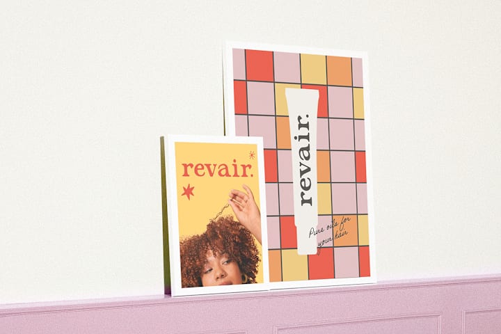 Cover image for REVAIR. - Oil Hair Branding