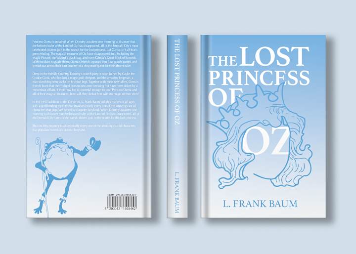 Cover image for Lost Princess of Oz | Concept Book Design