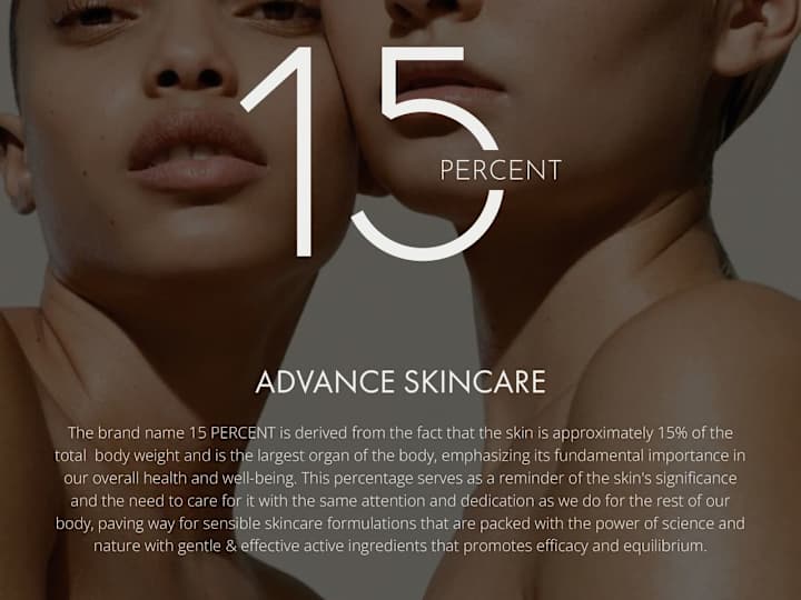 Cover image for 15 PERCENT SKIN BRAND STRATEGY 