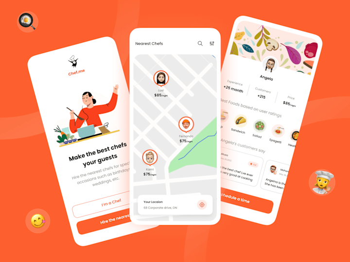 Cover image for Private Chef Booking App👨‍🍳👩‍🍳