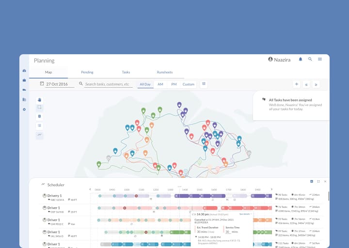 Cover image for Versafleet - Transport management system (TMS) :: Behance